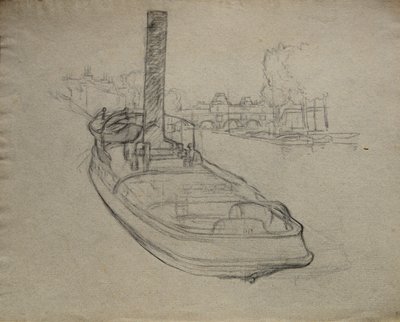 Paris Drawing by Guido Oppenheim